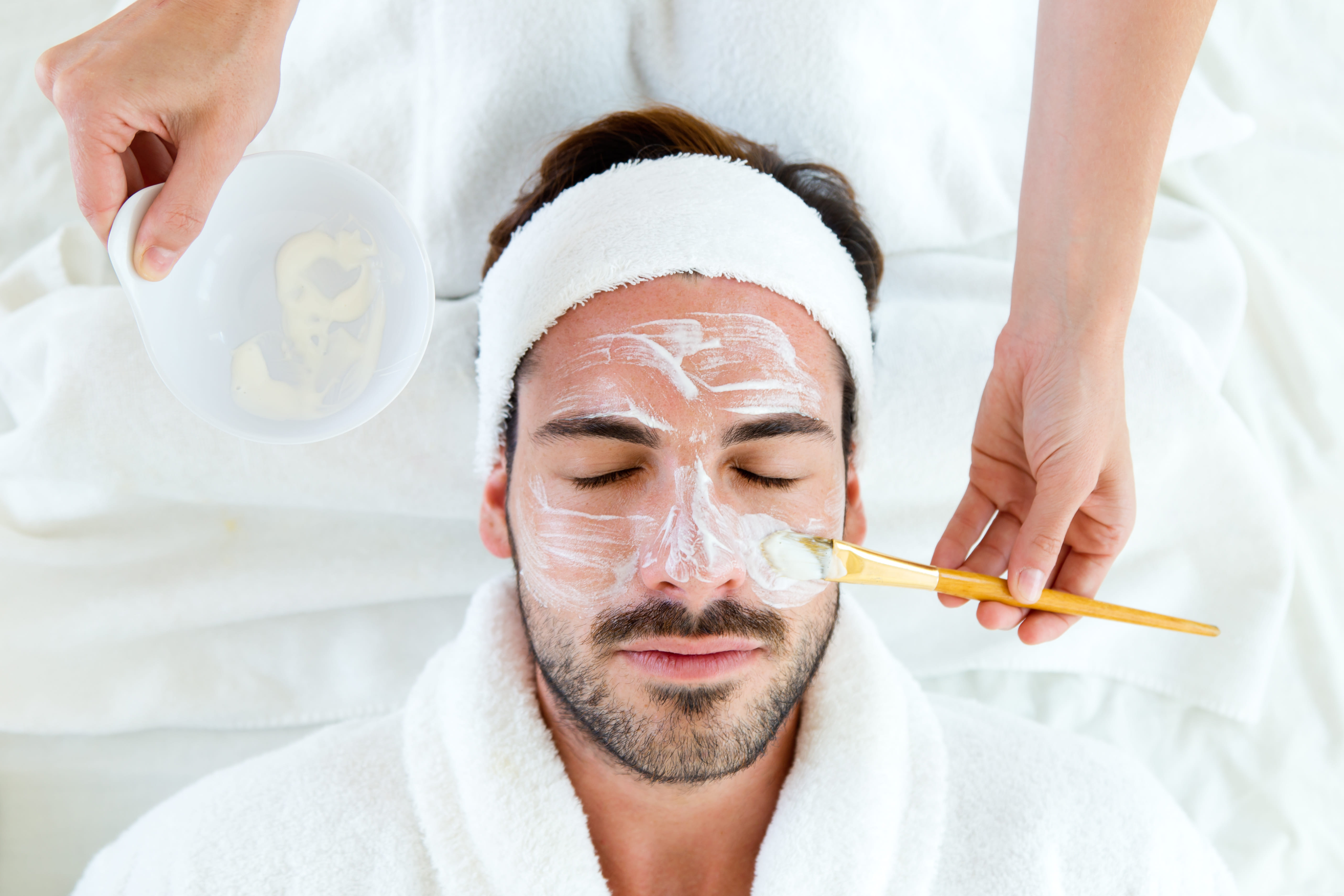 gentlemen facial treatment